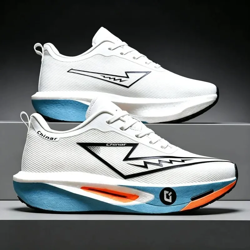 Athletic Running Shoes Men Carbon Board Marathon Outdoor Sports Shoes Breathable Lightweight Women's Comfortable Casual Sneakers
