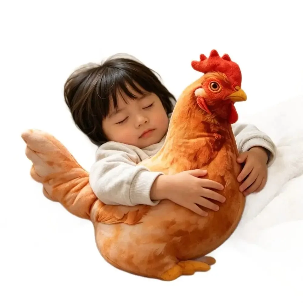 Plush Material Animal Body Pillow PP Cotton Filled 35cm Animal Cushion Doll Toys Cute Design Soft Texture Poultry Throw Pillows
