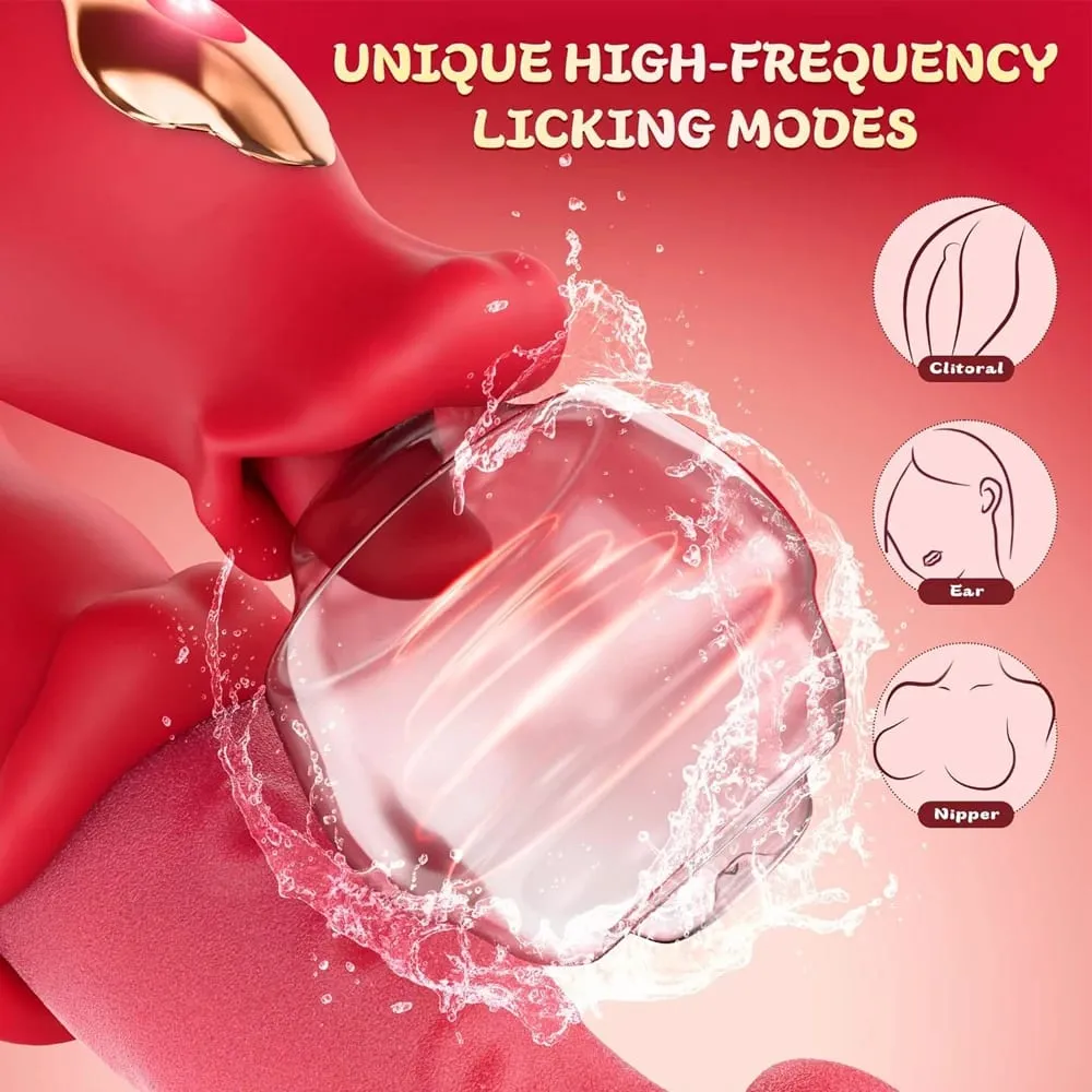 Sex Toys Realistic Heating Tongue Vibrator Women G-Spot Vibrator Clitoral Stimulator Adult Toy Vagina Massager for Female