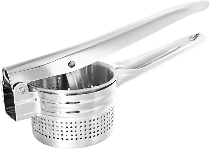 Potato Masher Kitchen Gadget Food Grade Stainless Steel Crusher Fruit and Vegetable Juicer Ergonomic Comfort Handle