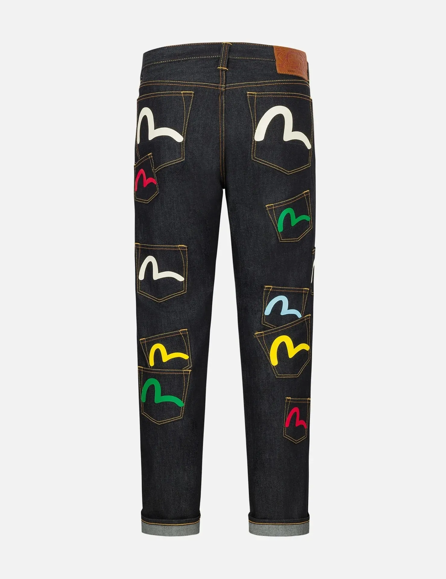 Trend Arrival Jeans Mens Loose Fit Tapered Casual Streetwear Fashion Print High Waist Straight Leg Denim Pants Harajuku Unisex