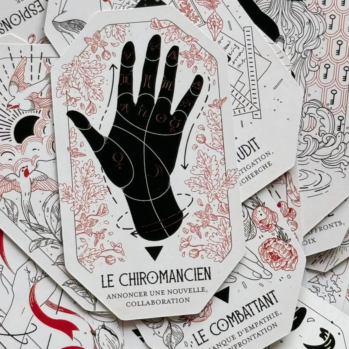 The Citadel A Fantasy Oracle Deck versión francesa Tarot Card juego de entretenimiento para fiesta familiar juego de mesa cartas de oráculo