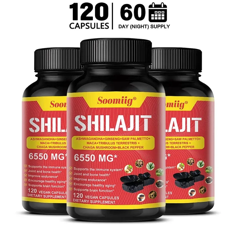 Original Shilajit Supplement - Supports for Muscle Strength & Immunity Enhance Men Performance Endurance for Adult