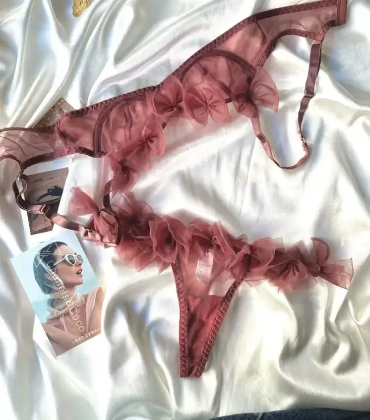 ดอกไม้/เซ็กซี่ตาข่ายชุดชั้นในชุดร้อน flirt ครึ่งถ้วย ultra-thin bra ชุดชั้นในสตรีสบายสุภาพสตรี bras