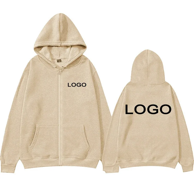 Nako - customize na Naka - print na Lalaki Babae Zipper Up Hoodie Maluwag na Kaswal na Damit Fashion Long Sleeve Hooded Pullover Personality Sweatshirt — image 8