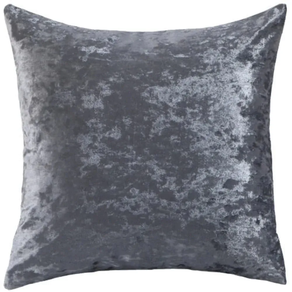 Ice Velvet Solid Color Cushion Cover 18x18 Inch Crushed Velvet Shiny Throw Pillowcase for Living Room Sofa Home Decor