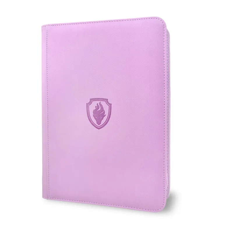 9 Pocket Zipper Card Binder 360 Trading Card Holder Book Premium PU Cover Zip Binder for Cards Durable Side Loading Card