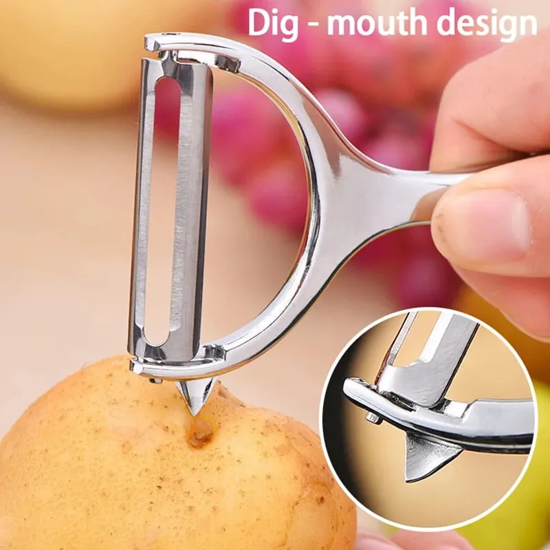 Stainless Steel Fruit Vegetable Tools Vegetable Peeler Potato Peeler Kitchen Accessories Non-slip Handle SGGJ001