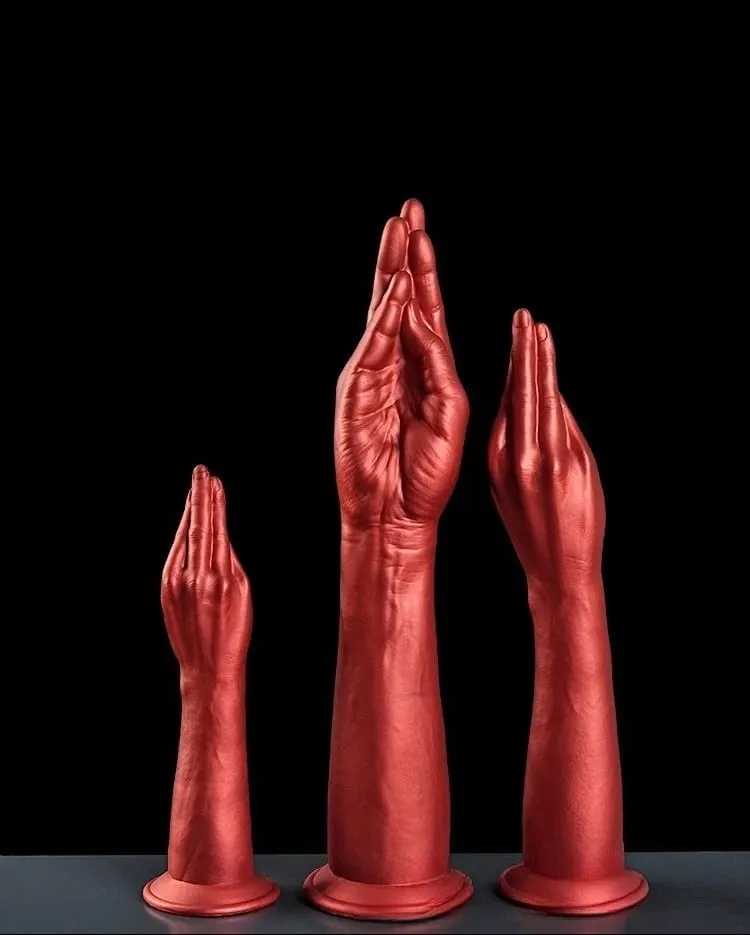 46cm Fist Hand Anal Plug Arm Dildo Vaginal Butt Dilator Deep Stimulator Anus Expander Big Dildo Masturbator Adult Anal Sex Toys