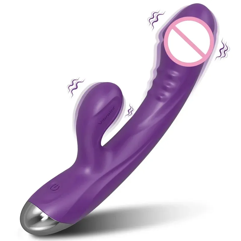 Rabbit Vibrator Women Panties Vibrator G-Spot Vagina Clitoris Dual Vibration Stimulator Female Masturbator Sex Toy for Women 18+