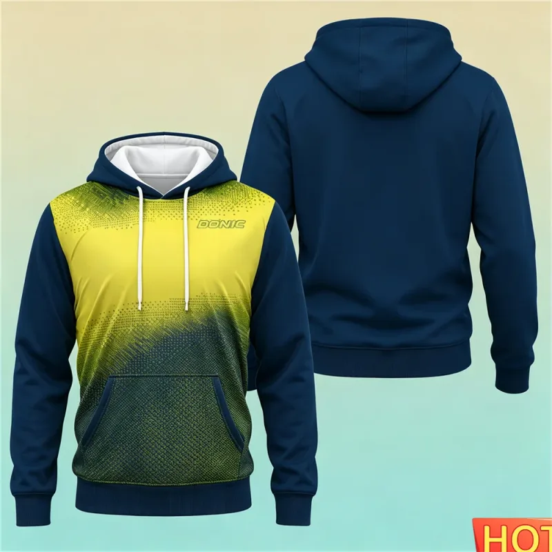 Autumn/Winter Men's Sports Hoodie Table Tennis Men's women's Hoodies Polyester Breathable Men Hoodeds Sweatshirt Sportswear tops