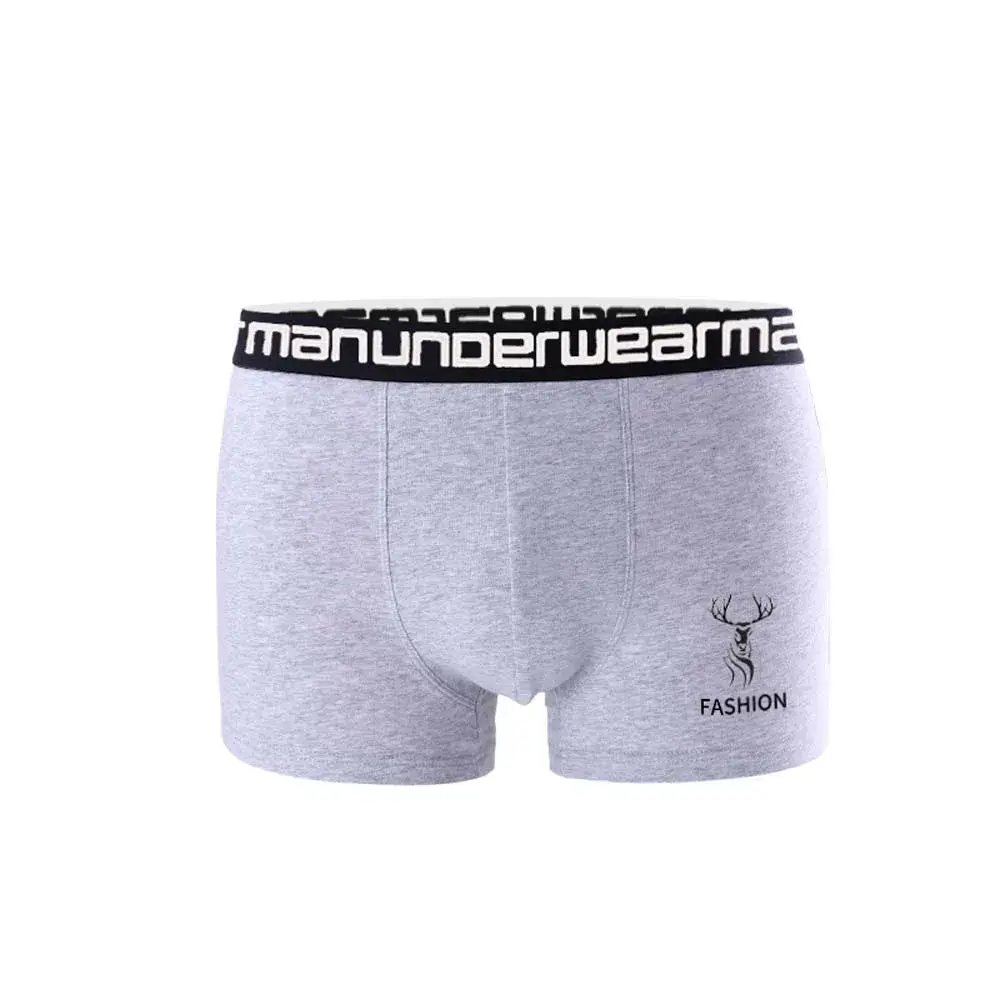 4/8Pcs Boxers Man Breathable Cotton Man Underwear Letter Waistband Men's Clothing Soft Touch Men's Briefs Plus Size Man Panties