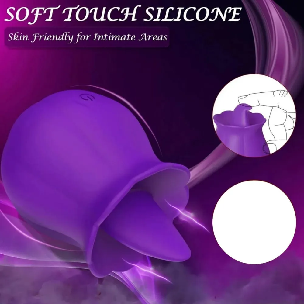Powerful Tongue Licking Vibrator for Women G Spot Clitoris Nipple Stimulator Massager Masturbator Adult Sex Toys for Couples 18+