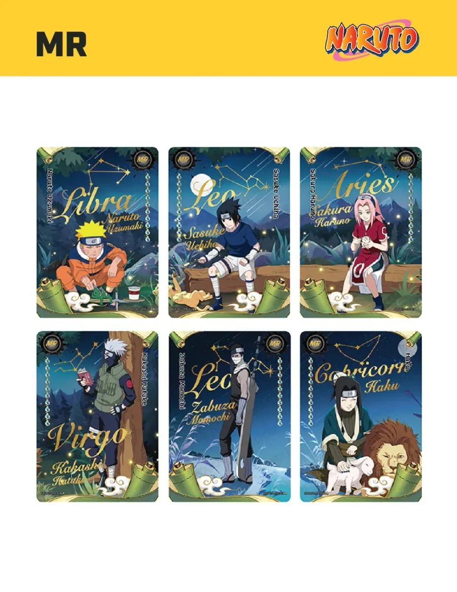 Genuine Naruto Card English Version Chapter of The Formation Uchiha Itachi Gaara Kakashi Anime Collectible Card