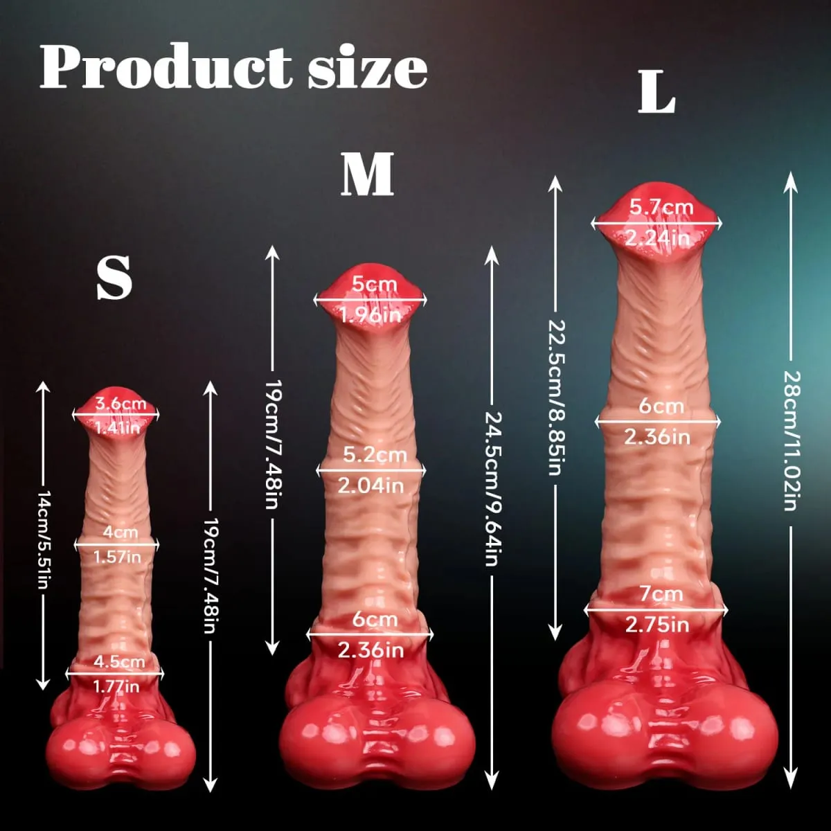 Horse Dildo Sex Toy Monster Silicone Penis Animal Dildos Vaginal Anal Dick Masturbator Butt Plug Cock Women Men Adult Supplies — image 5
