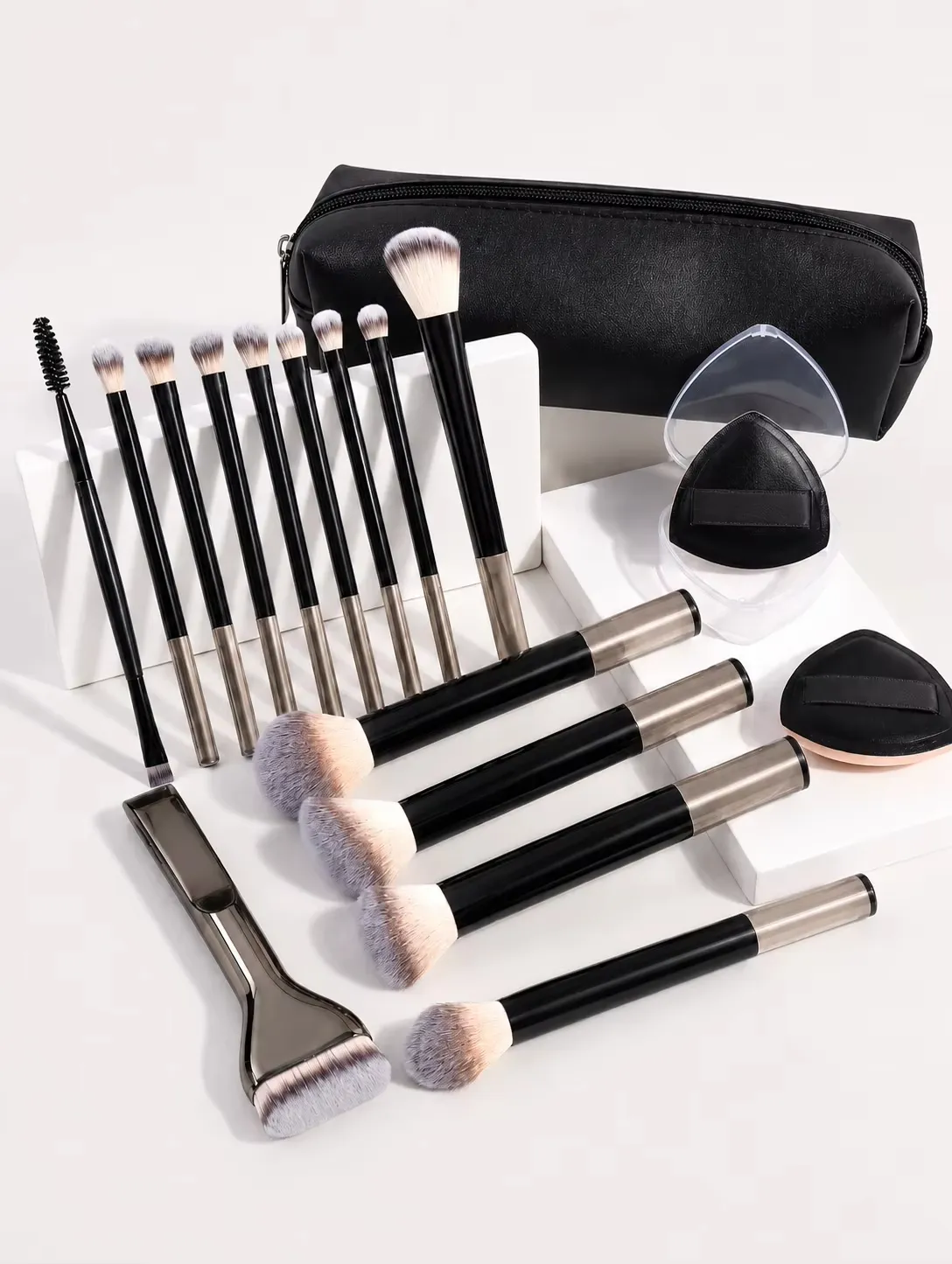 13/17/22pcs Makeup Tool Set Professional Makeup Brush Set Makeup Bag Makeup Accessories Foundation Brush Blush Brush.