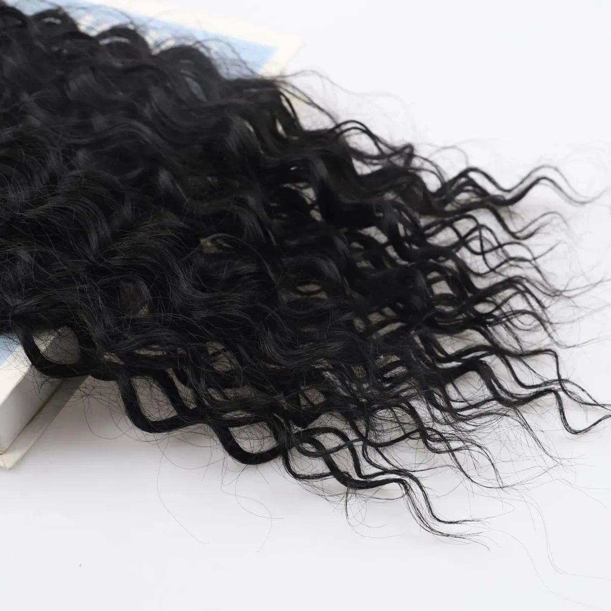 9PCS Clip-in Hair Extensions Kit Long Soft Curly Hair Extension Synthetic Kinky Curly Hairpieces Full Head Fake Pieces for Women