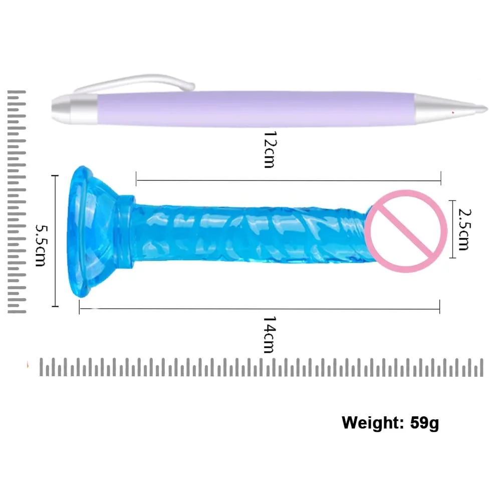 Realistic Dildo Strong Suction Cup Soft Crystal Jelly Dildo Penis Sex Toys for Woman Fake Dick Big Penis Anal Butt Plug Sex Shop