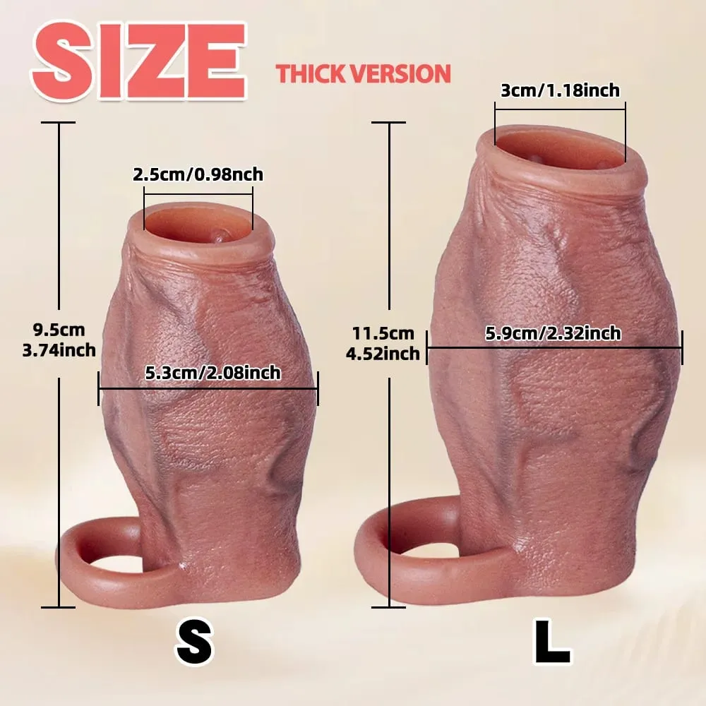 Man Dick Enlargement Semen Lock Ring For Men Delayed Ejaculation Soft Silicone Penis Sleeve Hollow Cock Ring Adult 18+ Sex Toy