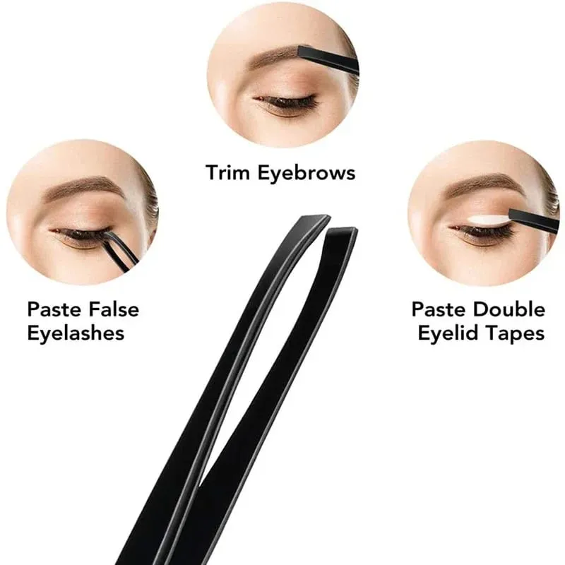 4/11/12 Pcs New Eyebrow Trimmer Set Scissors Tweezers Eyebrow Razor Scraping Eyebrow Comb Razor Eyebrow Clip Makeup Tools Sets