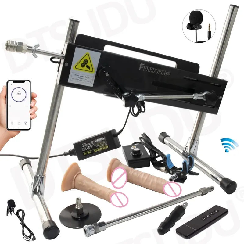 Dildo-120W Awtomatikong Dildo Machine 3-15cm Super Silent Masturbation Dildo Sex Machine Mga Pang-adultong Couple Sex Toy Babae Lalaki Sex Toy