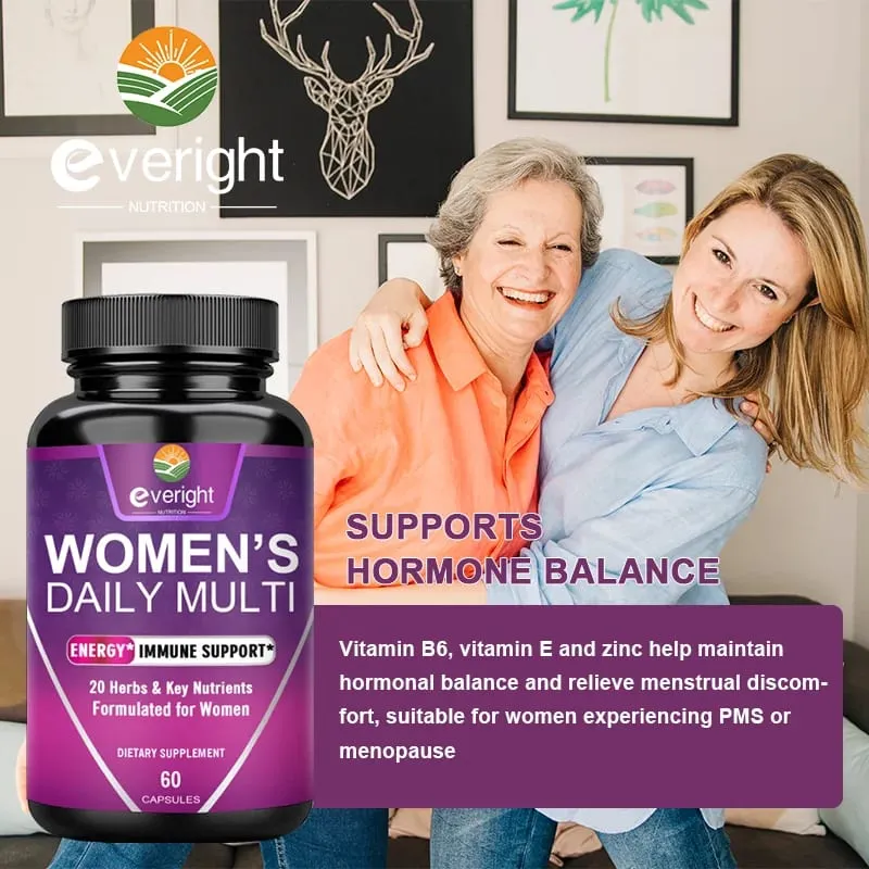 Multivitamin for Women: Supports Joints Skin Nails with Magnesium Biotin Calcium Zinc Selenium
