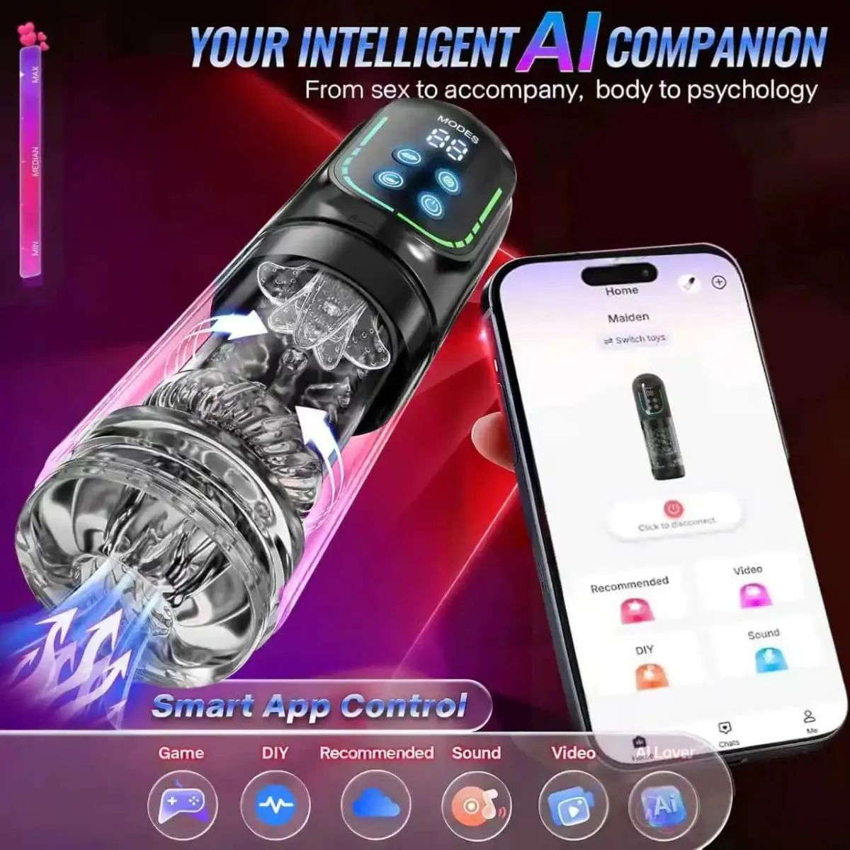 Empurrão automático rotativo masturbador masculino lambendo Stroker sucção boquete 100% bomba de pênis à prova d' água brinquedos sexuais adultos para homens