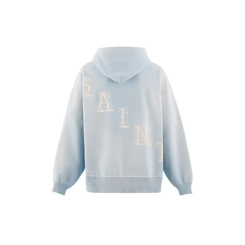 26SS New SAINT Mxxxxxx BABY MICHAEL HOODIE High-Street Oversized Cotton Hooded Sweater Printed Washed Hoodies For Men