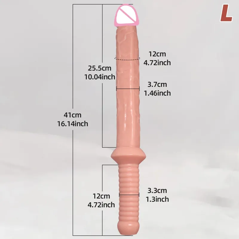 Παιχνίδια σεξ για ενήλικες Super Long Dildo με λαβή μαλακό πέος πρωκτικό βύσμα διείσδυσης πρωκτικό σημείο G πρωκτικό διέγερση Σπαθί σαμουράι Big Dick