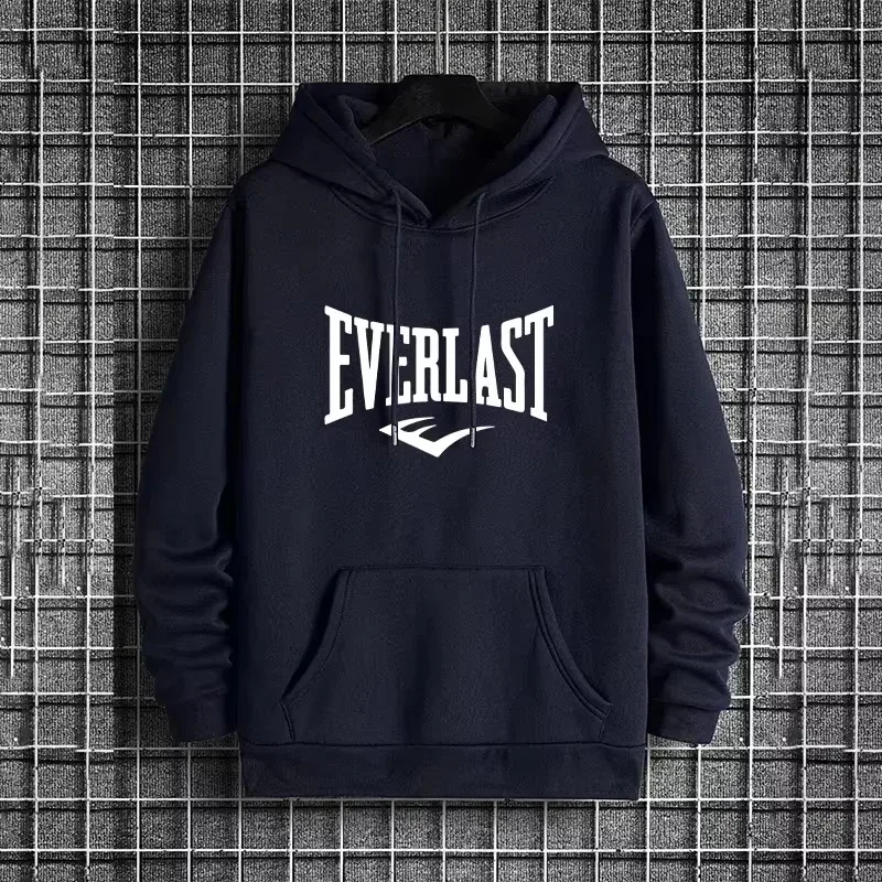 Everlast Hoodie Boxing Fitness Gym Sport Streetwear Motivational Aesthetic Oversized Casual Sport Sweatshirts