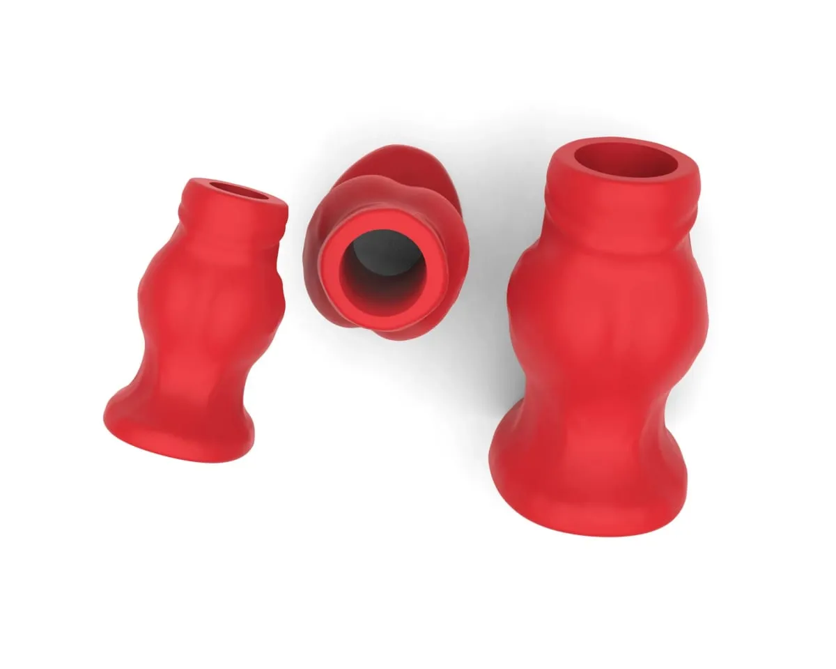 Soft Silicone Hollow Anal Plug Tunnel Butt Plug Daily Wear Flared Base Enema Dilator Anal Trainer Sex Toy for Men Women S/M/L