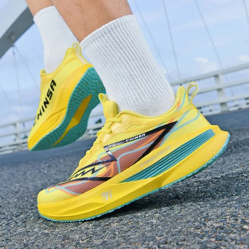 Athletic Running Shoes Men Carbon Plate Marathon Speciality Sports Breathable Lightweight Women's Comfortable Casual Sneakers