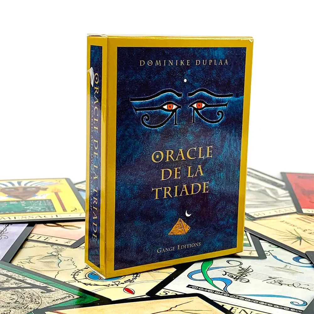 Oracle De La Triade Oracle Cards French Version Spiritual Divination Oracle Cards With Guidebook Mystical Esoteric Reading Cards