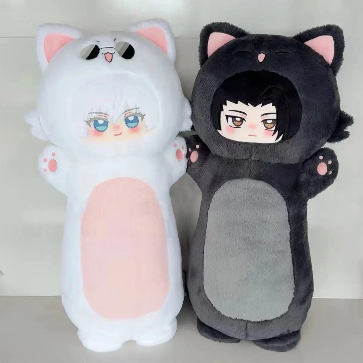 80cm Jujutsu Kaisen Plush Toys Gojo Satoru Geto Suguru Long Body Hugging Doll Cute Stuffed Animals Soft Sofa Cushion Plushie