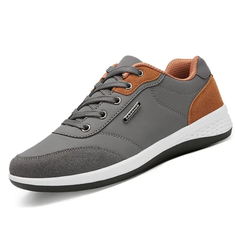 Novo tênis de corrida masculino de couro à prova dwaterproof água atlético homem resistente ao desgaste sapatos esportivos confortáveis ​​sapatos masculinos
