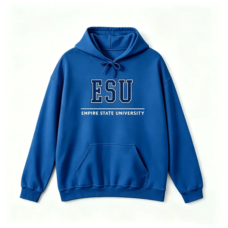 2026 new ESU Empire State University Hoodie Sweatshirt Brand New Day Merch Peter Hoodies Unisex Spring and Summer Long Sleeve