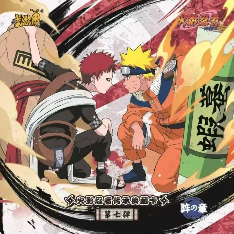 Genuine Naruto English Version Sreies2 T2W9 T4W6 Booster Box Anime TCG Rare CR Ninja World Collection Cards Kids Toy Gift
