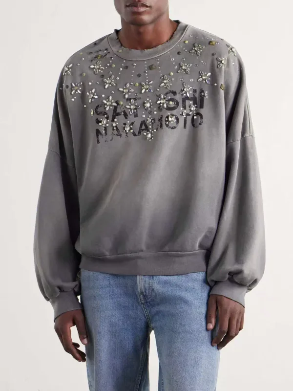 26SS CRYSTAL CASTLE CREWNECK Sweatshirts Men Women High Quality Hooded