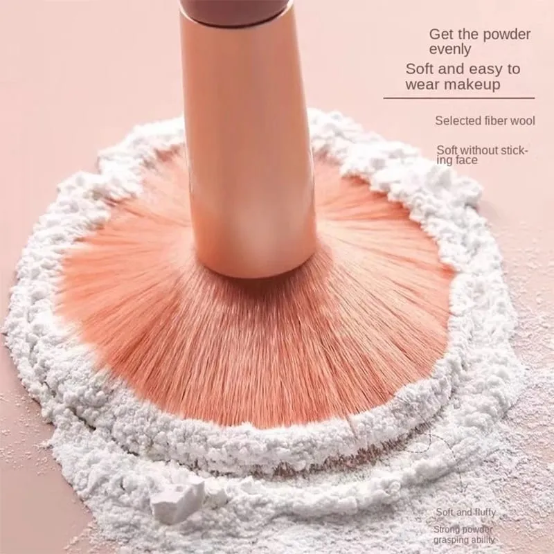 【B】8Pcs Makeup Brush Set Makeup Concealer Brush Blush Loose Powder Brush Eye Shadow Highlighter Foundation Brush Beauty Tools