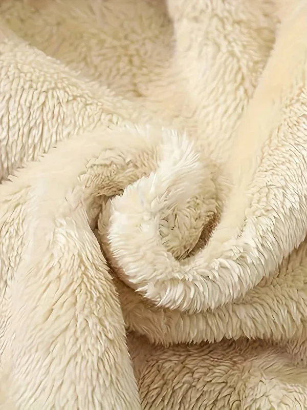 Mamokrak Męska nowa polarowa bluza z kapturem Casual Home Social Ciepła, luźna, duży rozmiar Trend Jednolity kolor Sportowy wygodny top