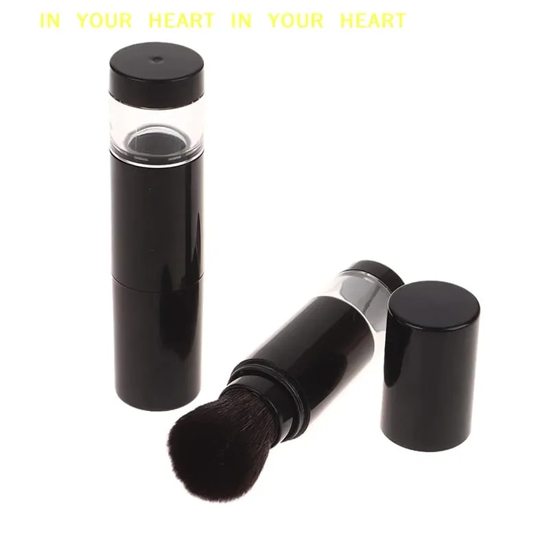 【X】2 In 1 Foundation Brush Makeup Brush Empty Travel Blush With Refillable Loose Powder Bottle Jar Makeup Beauty Tools