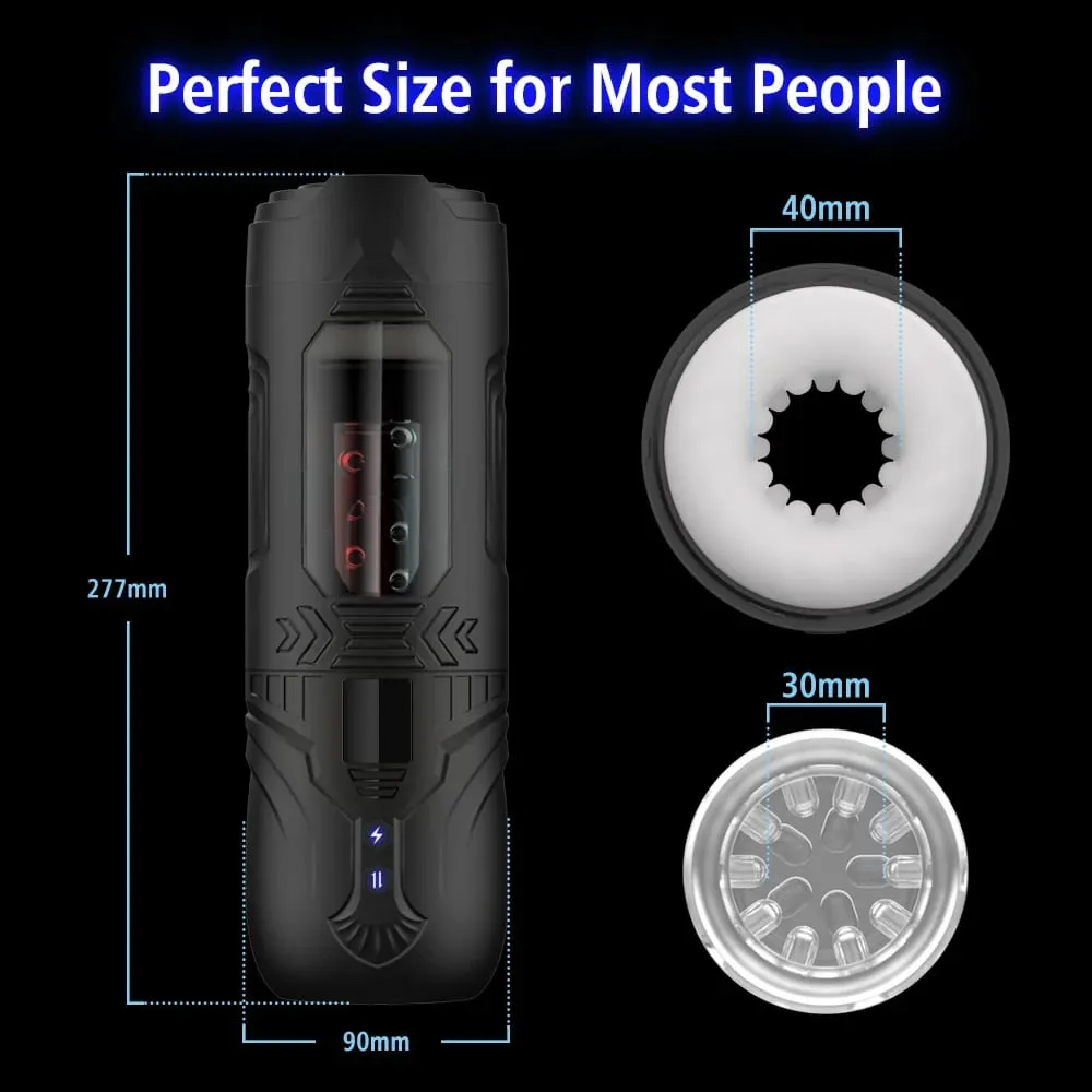Telescopic Rotation Masturbator Cup Penis Pump for Men Blowjob Vagina Adult Sex Toy Piston Automatic Thrusting Male Mastubator