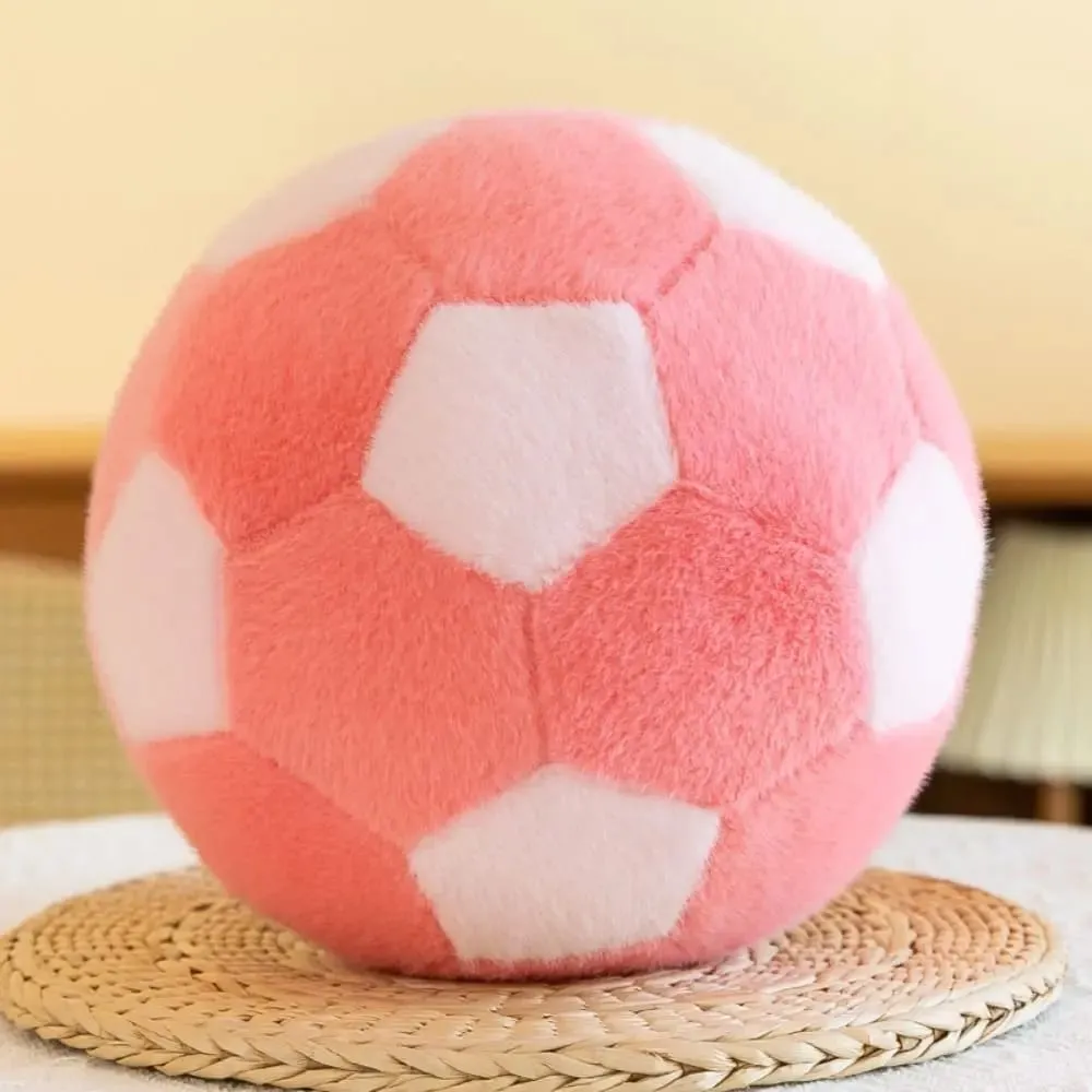 Ball Shape Soccer Ball Throw Pillow Soft Funny Football Throw Pillow Doll 13/20cm Ins Football Plush Toy Kid Girl Boy