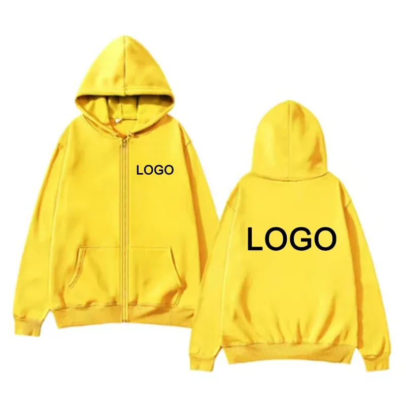 Personalizado impresso zíper hoodies moda masculina manga longa zíper até camisolas femininas casual personalidade com capuz pulôver sudadera