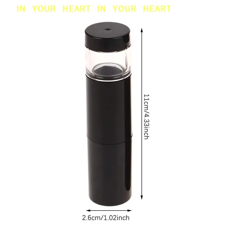 【X】2 In 1 Foundation Brush Makeup Brush Empty Travel Blush With Refillable Loose Powder Bottle Jar Makeup Beauty Tools