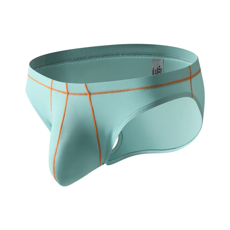 Mens Underwear Briefs SoftNylon Panties For Man Brief Shorts Homme Ropa Patchwork Low Waist Underpants Cueca Plus Size M-XXL