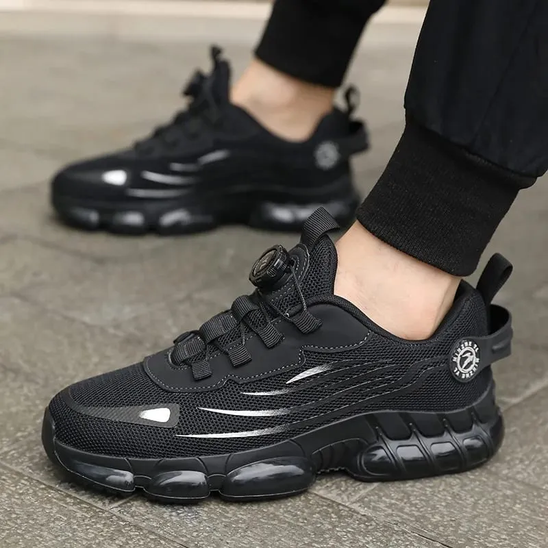 (No Steel Toe) Men's Outdoor Casual Shoes Sneakers Suitable for Hiking Walking Casual Sneakers for Gifts
