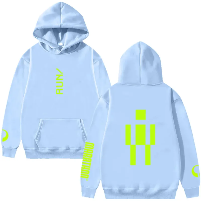 Marathon RUNNER Hoodie Marathon Game Trendy Graphic Clothing Women Men Long Sleeve High Street Sweatshirts Casual Loose Pullover