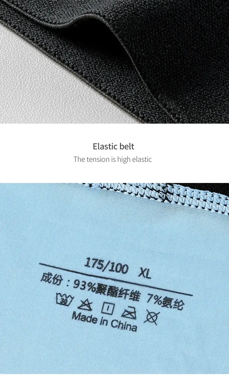 5PCS Men's ice silk seamless underpants 3D punch bag, cool, breathable, comfortable in summer, flat-angled bottom underpants