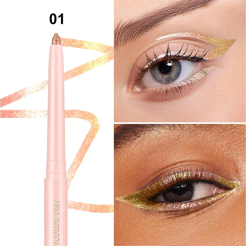 Chameleon Eyeliner Stick Pen Glitter Eyes Shadow Waterproof Shimmer Eye Liner Pen Shiny High-gloss Cosmetics Beauty Make Up